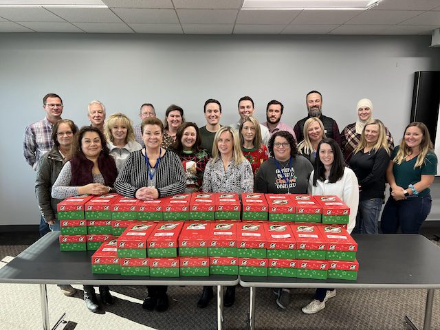 Community Involvement - Operation Christmas Child